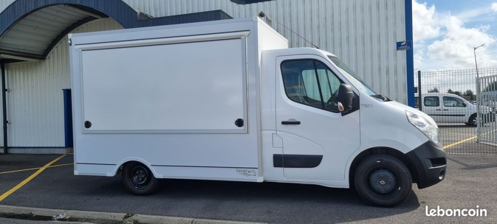 Camionnette blanche foodtruck conceptmag