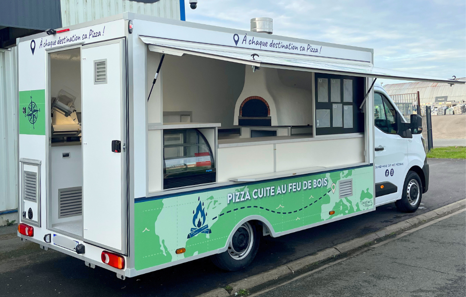 Food truck pizza bois