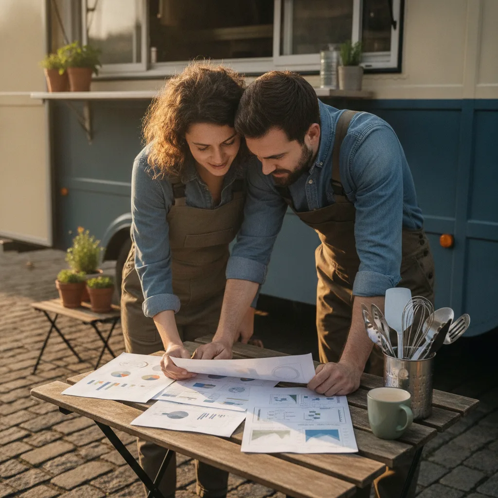 food truck en couple