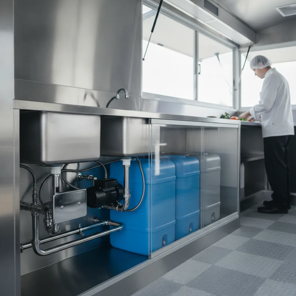 Gestion de l'eau et des eaux usées en food truck 2026 - gestion eau eaux usees food truck