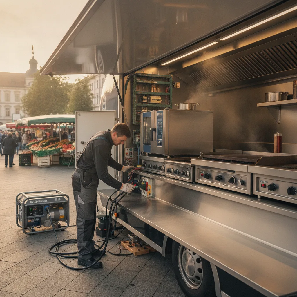 Installation électrique food truck, normes et puissance - installation electrique food truck normes