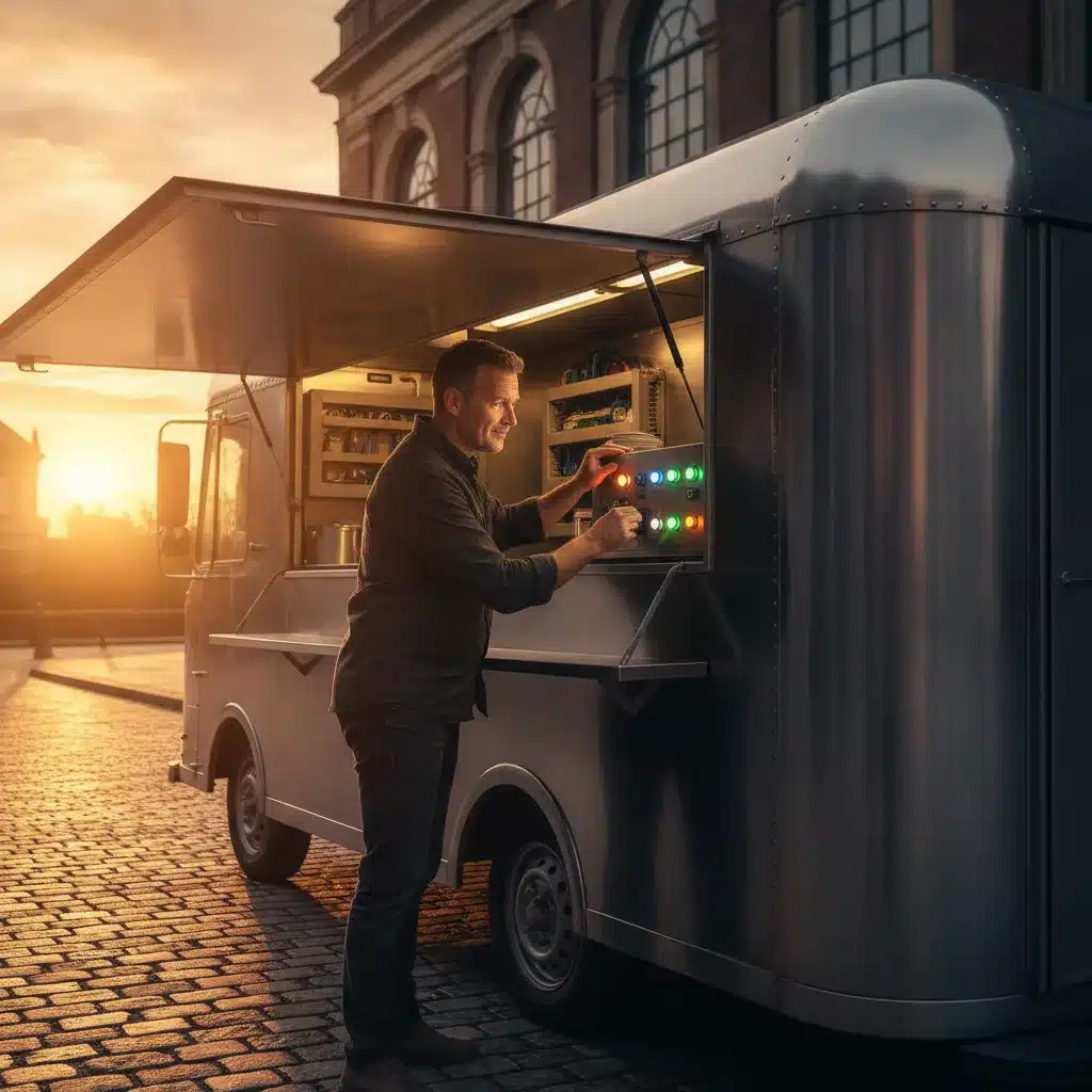 batterie lithium food truck autonomie