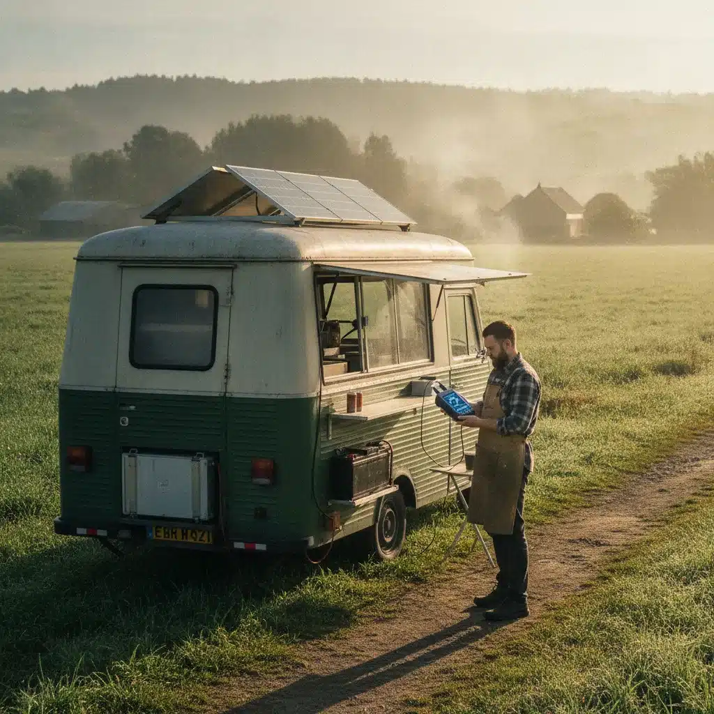 batterie lithium food truck autonomie