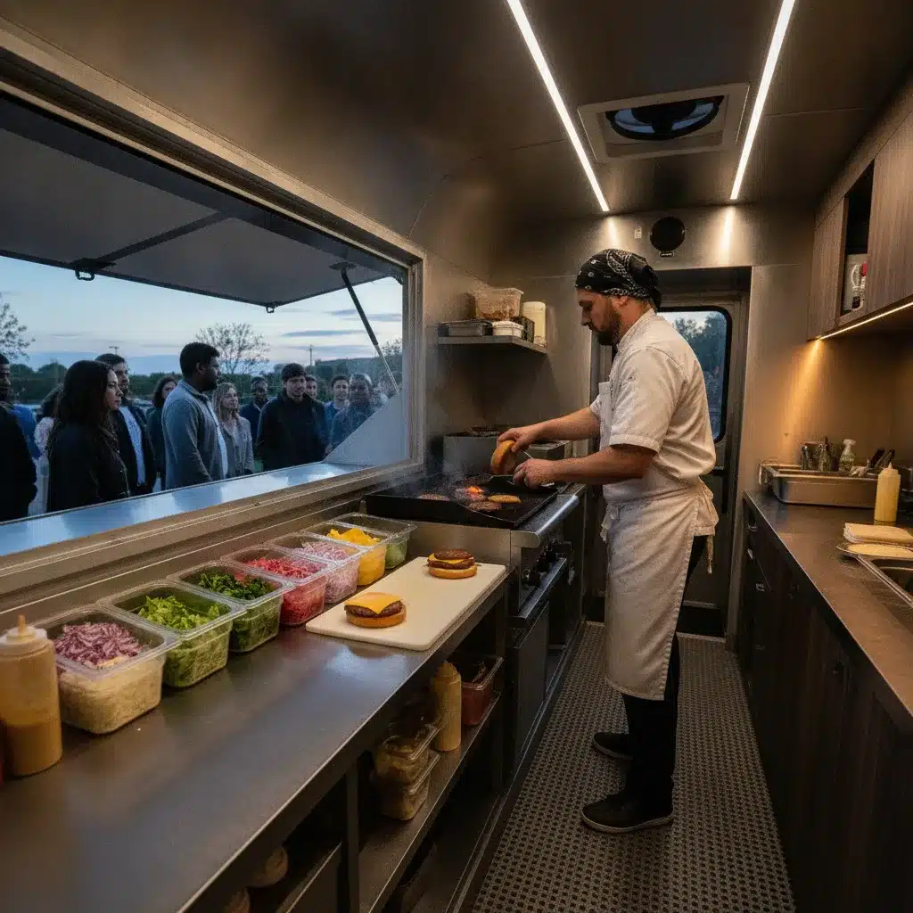 Ergonomie du poste de travail en food truck – Guide 2026 - ergonomie poste travail food truck