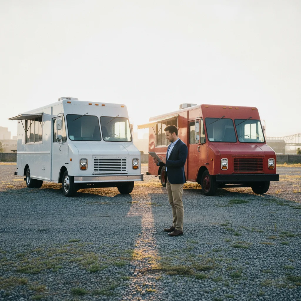 Food truck occasion vs neuf, comparatif et budget 2026 - food truck occasion vs neuf