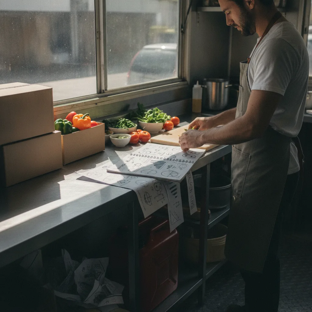 menu carte food truck pricing